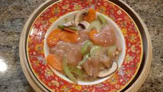 Steamed Chicken with Vegetables Recipe [upl. by Eduardo]