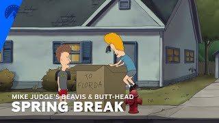 Mike Judges Beavis And ButtHead  Spring Break S2 E7  Paramount [upl. by Ahsilrak451]