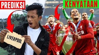 Prediksiku 1 Bulan Lalu 100 Benar  LIVERPOOL Juara Liga Champions 2019 Reaction Video [upl. by Cartwright]