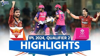 SRH vs RR Qualifier 2 Highlights Sunrisers Hyderabad vs Rajasthan Royals  Full Match [upl. by Airel]