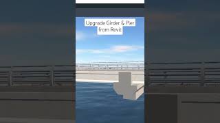 Infrawork  Upgrade Girder amp Pier from Revit shortsvideo warungqinaya [upl. by Beata]