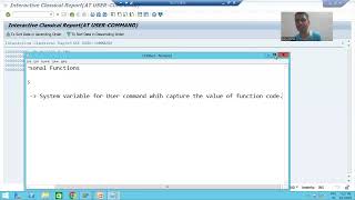 91  ABAP Programming  Interactive Classical Report Events  AT USERCOMMAND Part5 [upl. by Randell130]