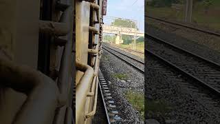 Train switching multiple tracks  Sapthagiri Express shorts [upl. by Aldon]