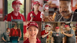 Wendys Commercials Compilation All Funny Biggie Bag Ads Review [upl. by Curkell72]