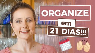 ORGANIZE Desafio em 21 dias para organização da sua casa [upl. by Jade]