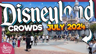 How CROWDED is Disneyland in July 2024  Wait Times amp More [upl. by Dom]