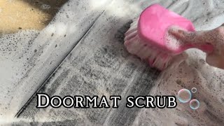 Asmr Doormat scrub🫧🫧 [upl. by Benco]