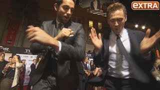 Thor 2 DanceOff Tom Hiddleston vs Zachary Levi [upl. by Onaicul]