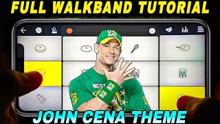 How To Play John Cena Theme On Walk band  Walk band Tutorial  SB GALAXY [upl. by Jola]