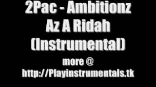 2Pac  Ambitionz Az A Ridah Instrumental [upl. by Saalocin]