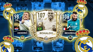 2 BILLION REAL MADRID SQUAD BUILDER WITH ICONS  FIFA MOBILE 22 REAL MADRID SQUAD [upl. by Alford]