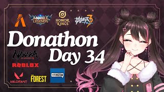 【DONATHON】lanjut tros  Day 34  iraleshow livestream vtuberindonesia [upl. by Huberto548]