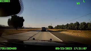 CHP Dashcam Nieto pullover September 2023 [upl. by Jasmine]