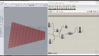 hyperbolic paraboloid via grasshopper [upl. by Jary]