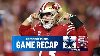 Purdyled 49ers CRUISE past Cowboys at home  Game Recap  CBS Sports [upl. by Yousuf]