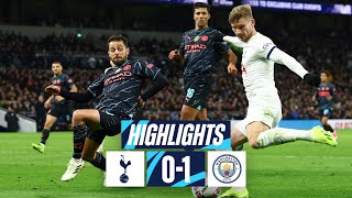 TOTTENHAM HOTSPUR 01 MAN CITY  FA CUP HIGHLIGHTS [upl. by Iturhs]