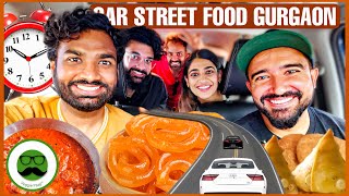 24 Hour Eating Car Street Food in Gurgaon with TheUrbanGuide Veggie Paaji [upl. by Ateekahs644]