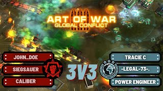 Art of War 3  Mobile RTS Test 3v3 Ultra Action [upl. by Mab]