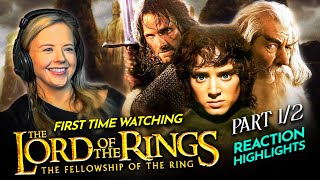 Mia journeys to LORD OF THE RINGS FELLOWSHIP OF THE RING Extended PART 1 2001 Movie Reaction [upl. by Havot975]