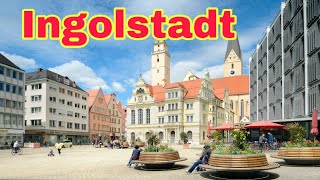 Ingolstadt Germany 🇩🇪 Walking Tour 4K Video [upl. by Devinne405]