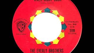 1961 HITS ARCHIVE Walk Right Back  Everly Brothers 1 UK hit [upl. by Lepine33]