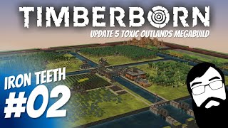 Lets build a badtide defense system Timberborn Update 5 Iron Teeth Mega Build Episode 02 [upl. by Lemaj]