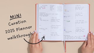 Curation 2025 Planner Mini Walkthrough [upl. by Hcra201]