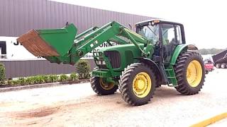 JOHN DEERE 7420 UTILITY FARM TRACTOR [upl. by Eicirtap]