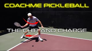 ❗️Mastering the Chip and Charge Technique in Pickleball❕ CoachME Pickleball [upl. by Notnilc241]