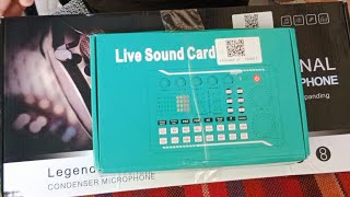 UNBOXING VLOG LIVE SOUND CARD Gillen Vlog [upl. by Initof]