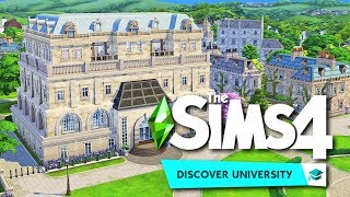 Renovating Drake Hall  The Sims 4 Discover University Speed Build [upl. by Anigger524]