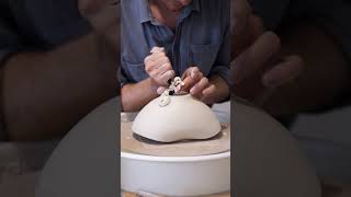 How I made this decorative bowl pottery satisfying [upl. by Uyerta]