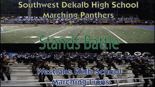 Southwest DeKalb High School Marching Band vs Westlake High School Marching Band Stand Battle [upl. by Dippold569]