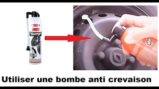 Utiliser une bombe anti crevaison [upl. by Meehahs]