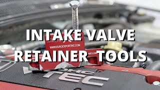 Intake Valve Retainer Replacement Tools  Honda S2000 [upl. by Weinshienk]