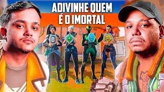 QUEM É O IMORTAL NO VALORANT 4 NOOBS E 1 IMORTAL [upl. by Neufer222]