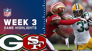 Packers vs 49ers Week 3 Highlights  NFL 2021 [upl. by Airakaz]