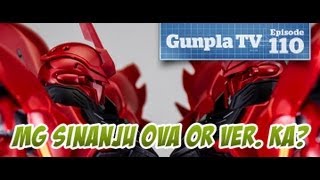 MG Sinanju OVA or ver KA  Gunpla TV 110 [upl. by Enneicul]