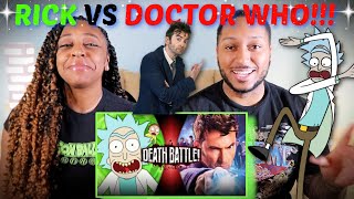 DEATH BATTLE quotRick Sanchez VS The Doctor Rick and Morty VS Doctor Whoquot REACTION [upl. by Obel]