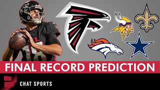 Atlanta Falcons Record Prediction For 2024 NFL Season  Kirk Cousins Taking Atlanta To The Playoffs [upl. by Pearline]