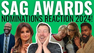 SAG Award Nominations LIVE REACTION 2024 [upl. by Yanahc]