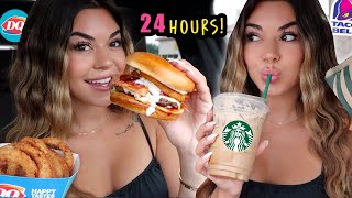 Letting FAST FOOD Employees DECIDE WHAT I EAT For 24 Hours [upl. by Jessika]