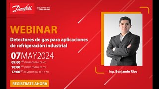 Webinar Detectores de gas para aplicaciones de refrigeración industrial [upl. by Kulseth]