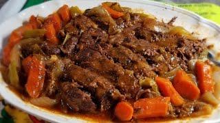 5 STAR POT ROAST RECIPE  How to make an easy pot roast  Step by Step ❤ [upl. by Kling]