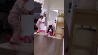 Dad pretends to fall for his kids prank wholesome hopecore fatherhood prank [upl. by Lladnek33]