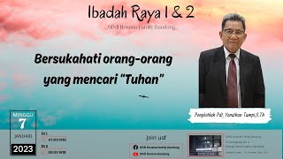 Ibadah Raya 2 Minggu 07 Januari 2023 Pkl 0930 WIB Pengkotbah Pdt Yonathan Tampi  STh [upl. by Kenlee750]