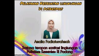 PELAYANAN KESEHATAN LINGKUNGAN DIPUSKESMAS PADA PENDERITA ISPA AMALIA [upl. by Nrubyar]