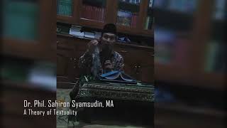 Sahiron Syamsudin Tafsir sebagai Fungsi Makna meaning function [upl. by Lowson812]