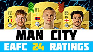 FIFA 24  EAFC 24  MANCHESTER CITY PLAYER RATINGS 😱💀 MY OPINION [upl. by Anirroc]