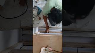 an easy way to install drawer slides drawerslide diywoodworking woodworkingtips diyfuture [upl. by Publius436]